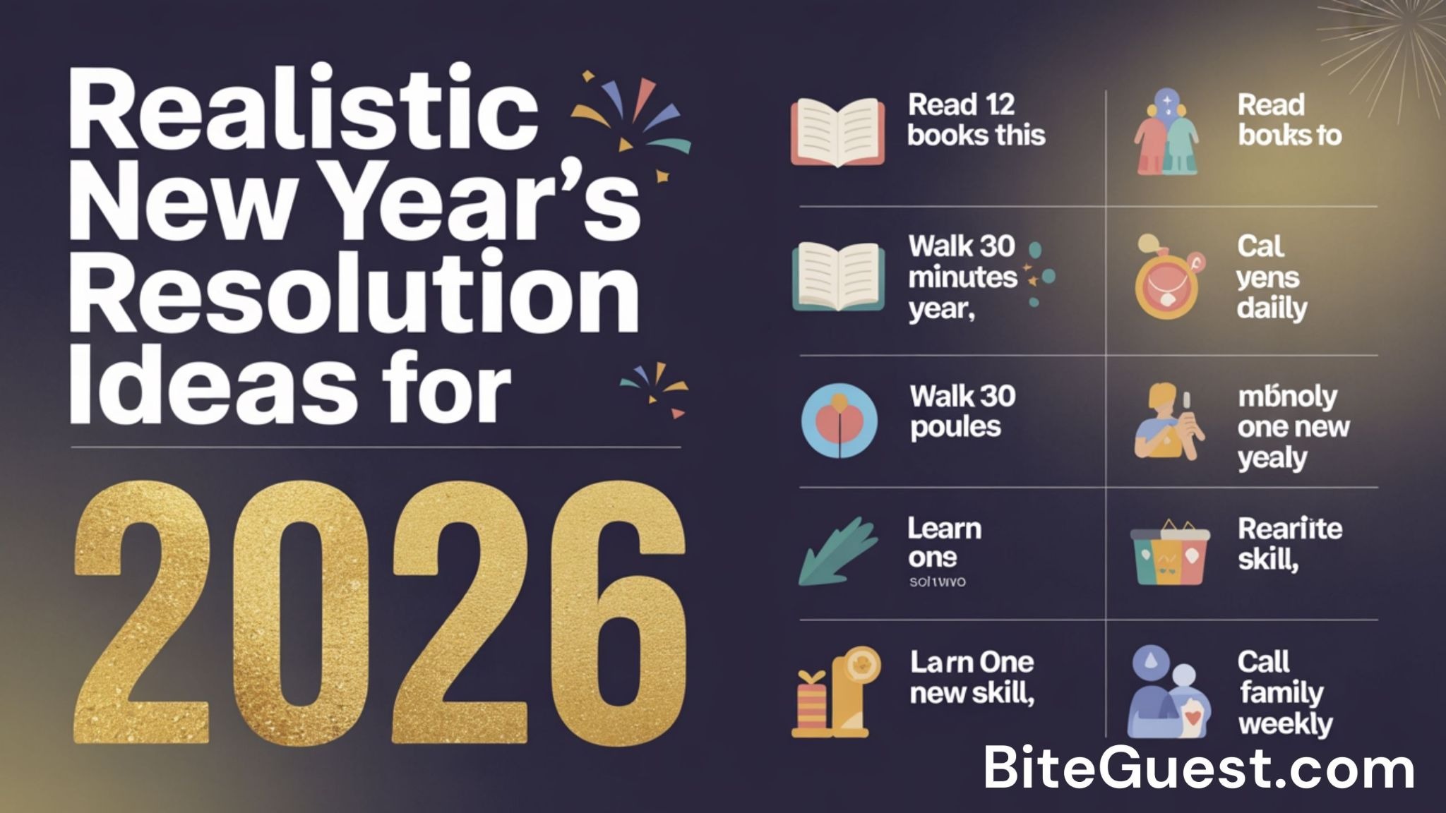Realistic New Year’s Resolution Ideas for 2026